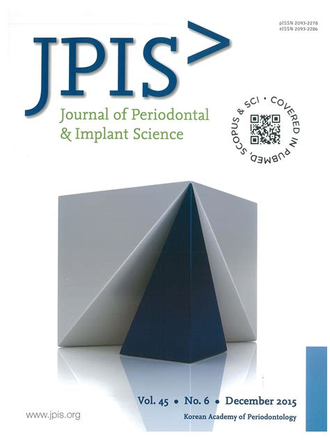 j periodontal implant sci.